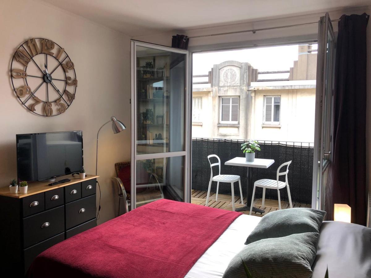 Studio Avec Balcon & Parking Gratuit - Tours Gare Экстерьер фото