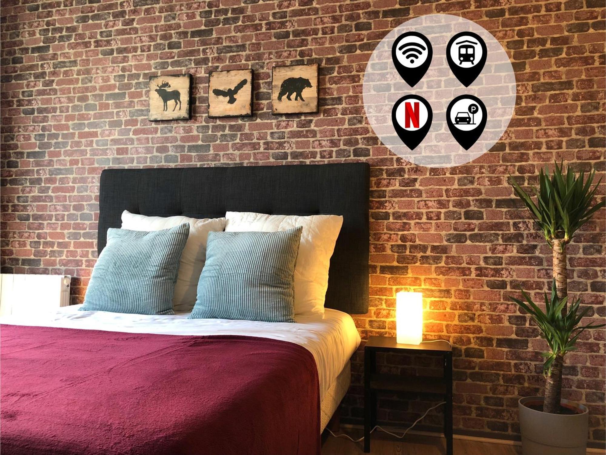 Studio Avec Balcon & Parking Gratuit - Tours Gare Экстерьер фото